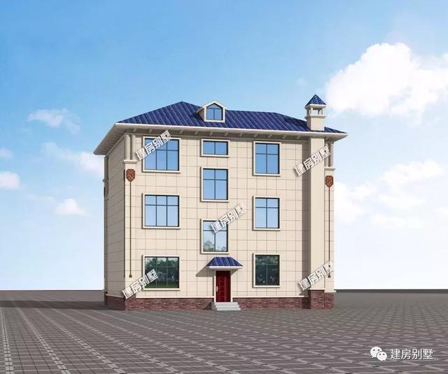 開間12米左右的三層自建房設(shè)計(jì)圖，戶型周正，能滿足基本生活需要