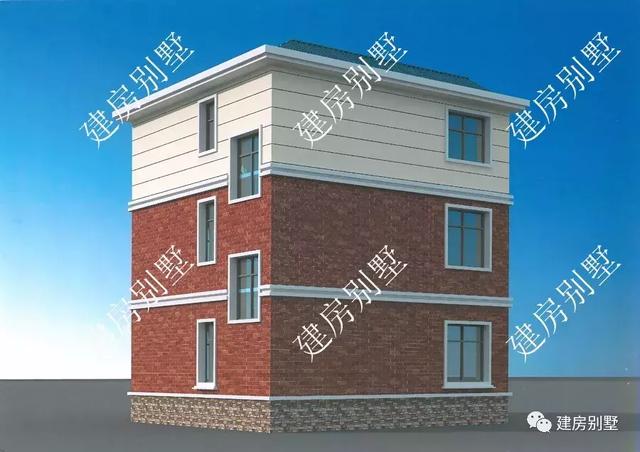 兩棟寬9米多的農(nóng)村自建房設(shè)計圖，第二款戶型簡單，造價只要26萬