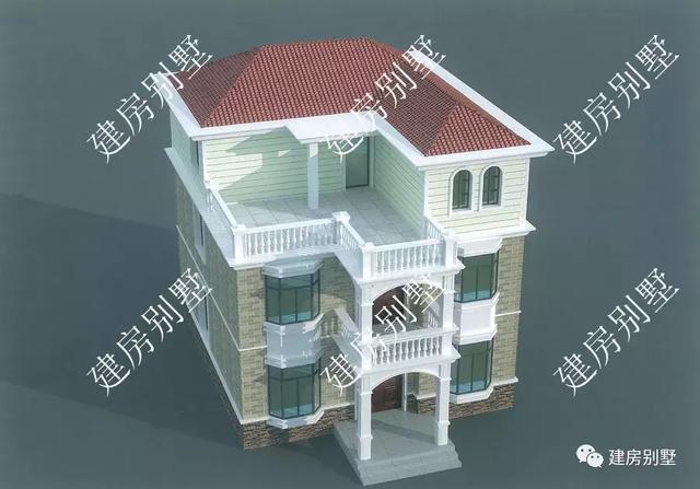 兩棟寬9米多的農(nóng)村自建房設(shè)計圖，第二款戶型簡單，造價只要26萬