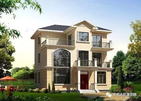 農(nóng)村自建房就是這么氣派，占地120平米建出豪宅別墅的效果