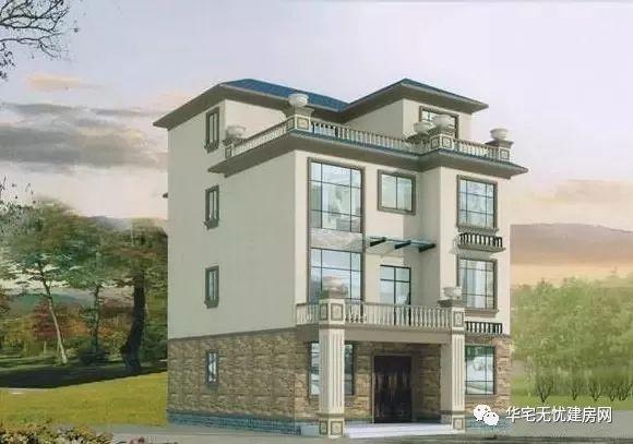 農(nóng)村自建房就是這么氣派，占地120平米建出豪宅別墅的效果