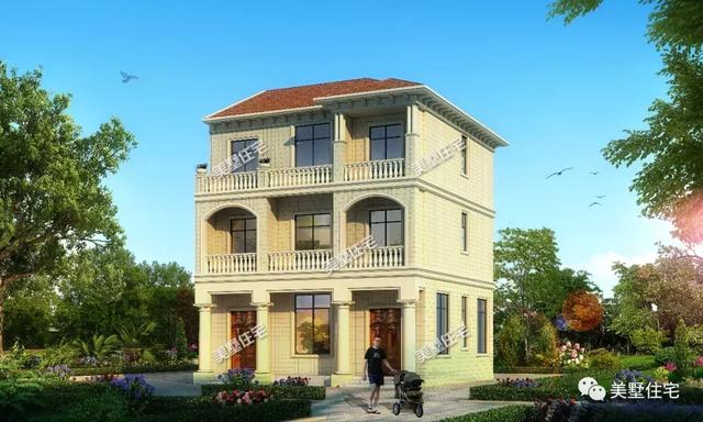 兄弟建房就選這款雙拼別墅設(shè)計圖，省時省工，還能節(jié)省成本