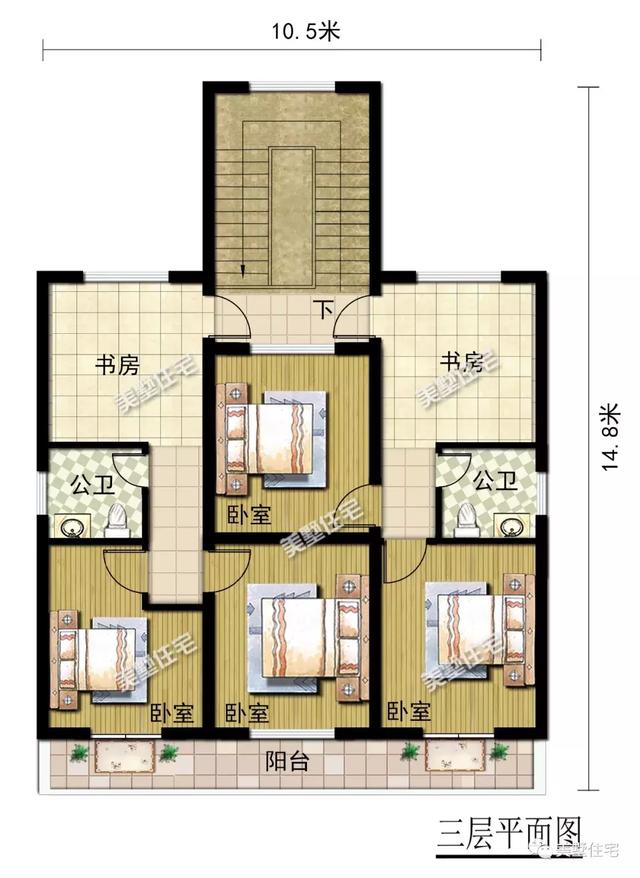 兄弟建房就選這款雙拼別墅設(shè)計圖，省時省工，還能節(jié)省成本