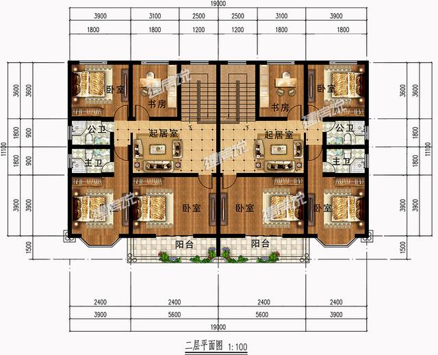 25萬建雙拼別墅設(shè)計(jì)圖，在村里賺足了面子，看過的朋友都說好