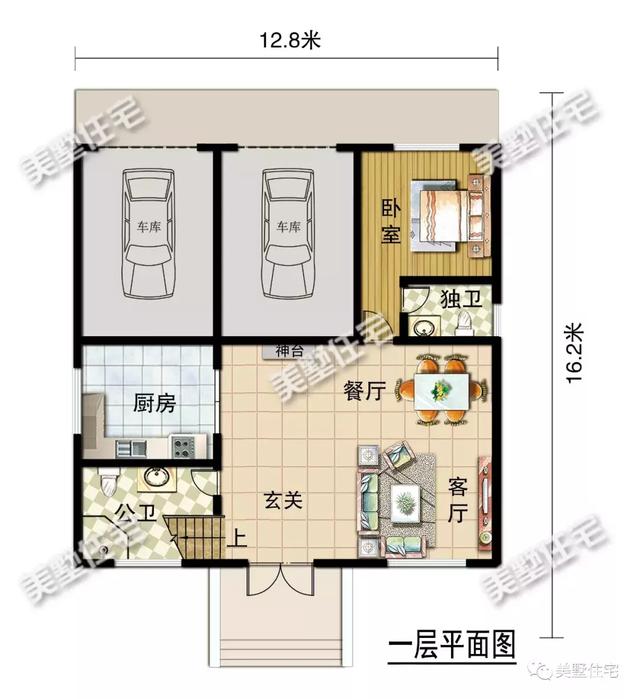 這款四層別墅設(shè)計(jì)圖真的是獨(dú)一份兒，設(shè)計(jì)功能特別齊全
