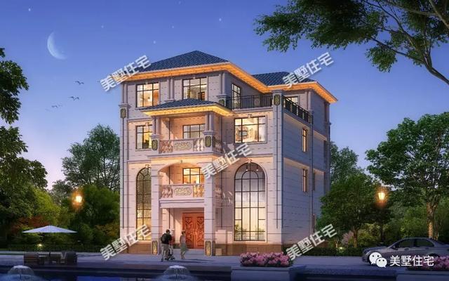 這款四層別墅設(shè)計(jì)圖真的是獨(dú)一份兒，設(shè)計(jì)功能特別齊全