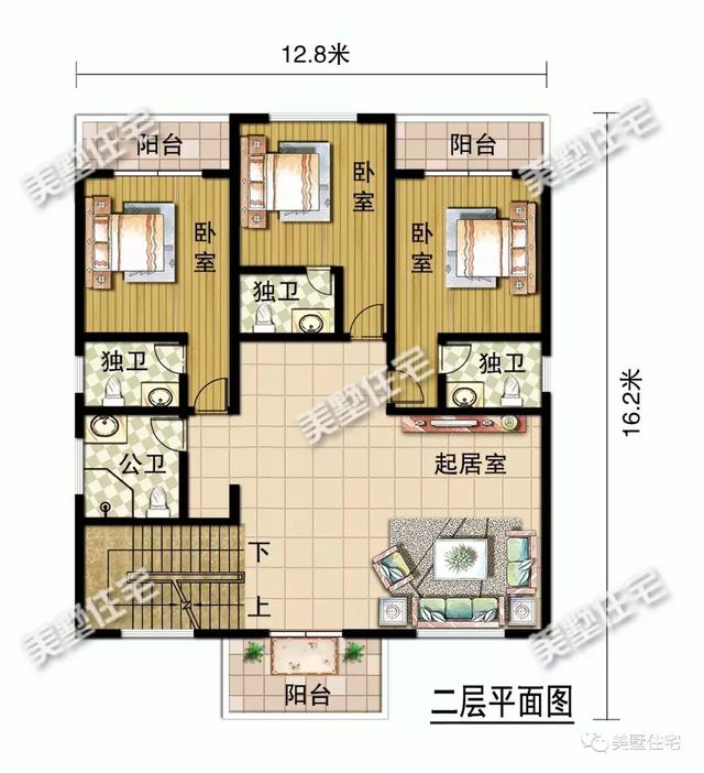 這款四層別墅設(shè)計(jì)圖真的是獨(dú)一份兒，設(shè)計(jì)功能特別齊全