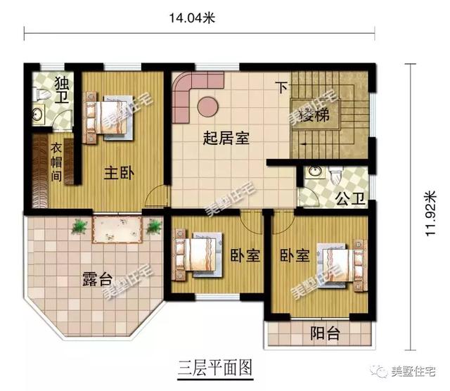 5款三層農(nóng)村別墅設(shè)計(jì)圖，任一款都是農(nóng)村豪宅