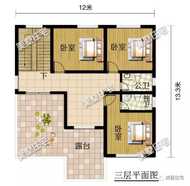 5款三層農(nóng)村別墅設(shè)計(jì)圖，任一款都是農(nóng)村豪宅