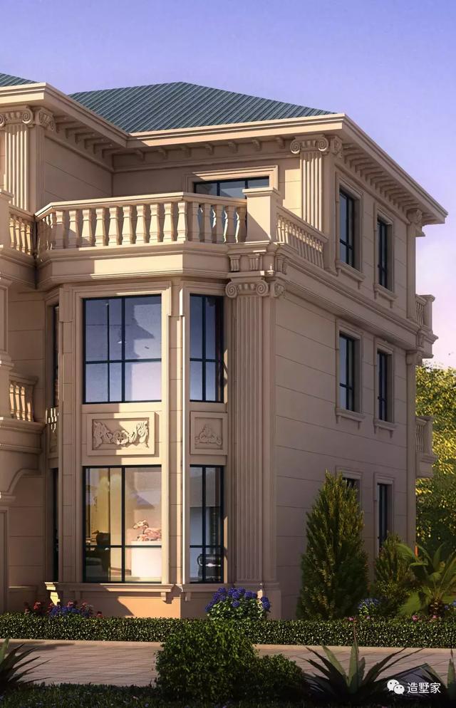 歐式自建三層別墅設(shè)計圖，不一般的人建不一般的別墅！