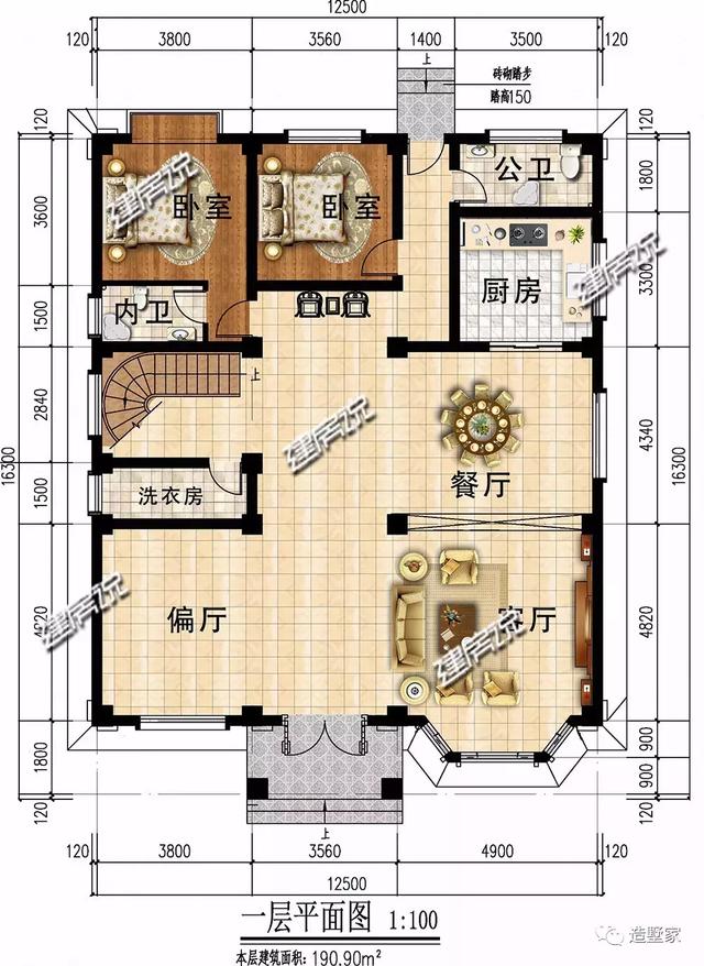 歐式自建三層別墅設(shè)計圖，不一般的人建不一般的別墅！