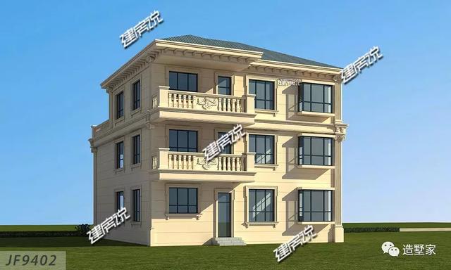 歐式自建三層別墅設(shè)計圖，不一般的人建不一般的別墅！