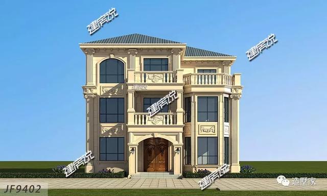 歐式自建三層別墅設(shè)計圖，不一般的人建不一般的別墅！