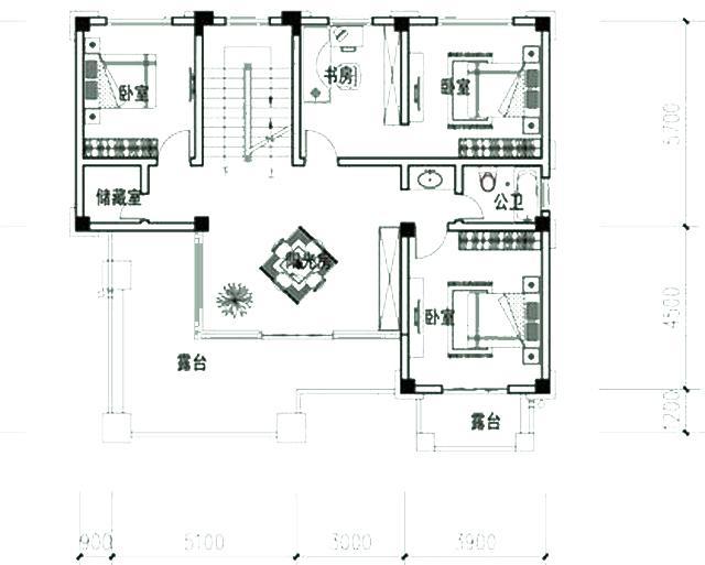 三層別墅圖紙全套設(shè)計(jì)圖，戶型漂亮，空間布局合理。
