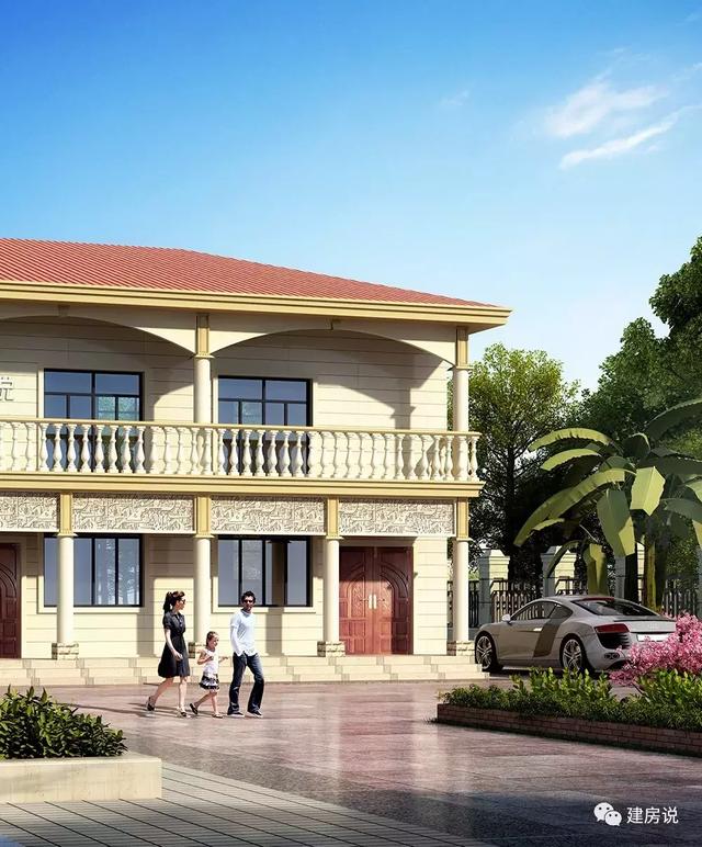 經濟又實用的兄弟雙拼別墅設計圖，家有兩兄弟的這樣建經濟又劃算。