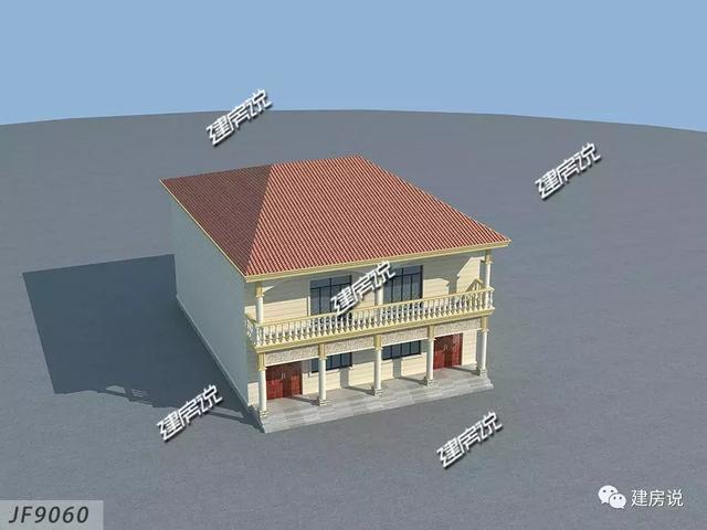 經濟又實用的兄弟雙拼別墅設計圖，家有兩兄弟的這樣建經濟又劃算。