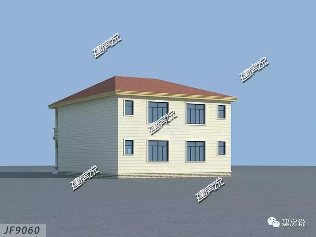 經濟又實用的兄弟雙拼別墅設計圖，家有兩兄弟的這樣建經濟又劃算。