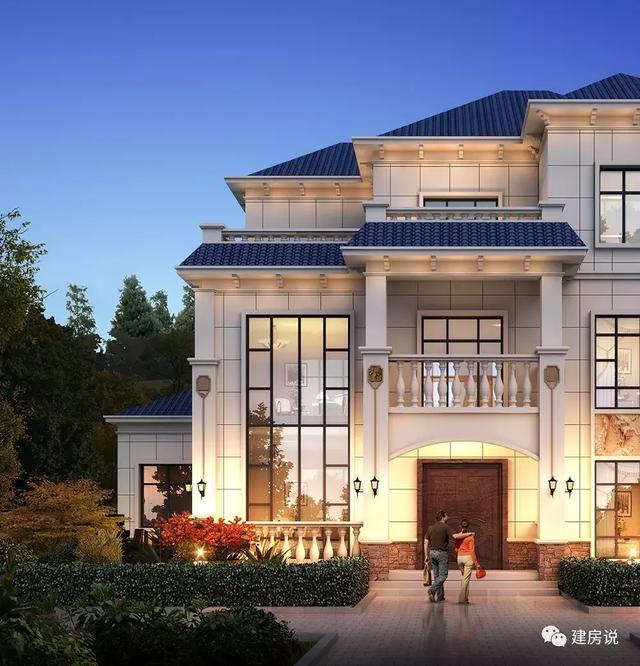 三層歐式別墅設(shè)計(jì)圖，高貴大氣，讓人心生向往。