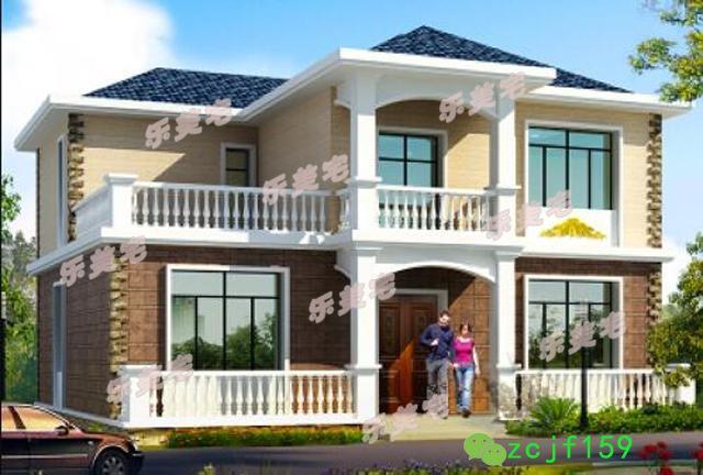 5棟農(nóng)村簡約二層自建別墅設(shè)計圖，各種款式任你挑選