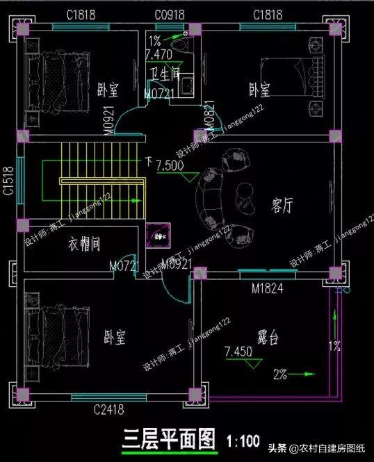 4款豪氣沖天的三層歐式別墅設(shè)計圖，非常經(jīng)濟的歐式小洋樓