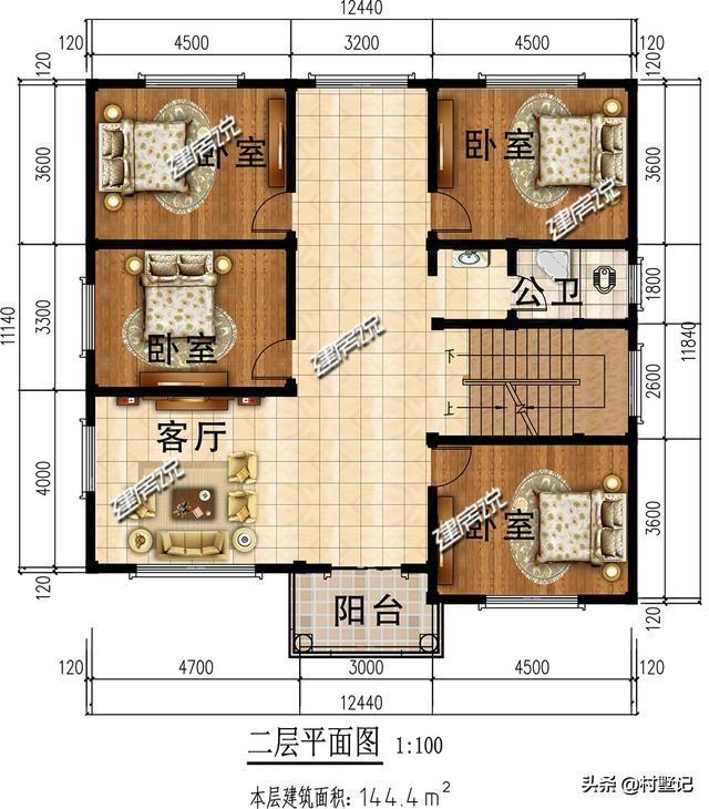 湖南兩兄弟合建3層歐式別墅設(shè)計圖，建了漂亮的別墅，惹全村人羨慕