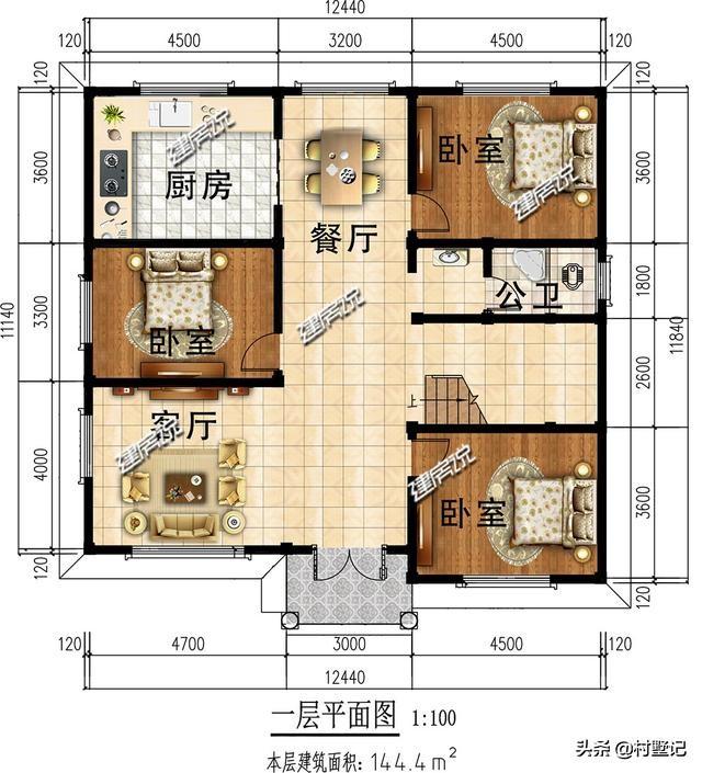 湖南兩兄弟合建3層歐式別墅設(shè)計圖，建了漂亮的別墅，惹全村人羨慕