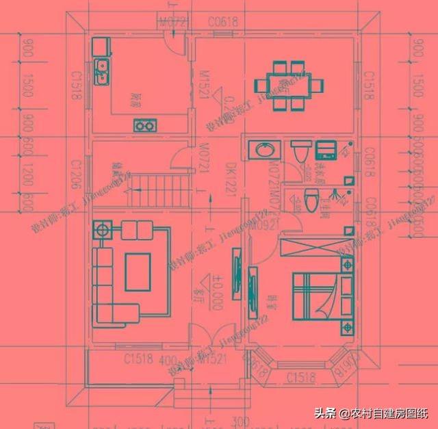 12款三層農(nóng)村別墅設(shè)計(jì)圖，主題造價(jià)20萬(wàn)，占地100平方米左右