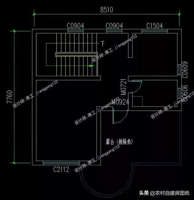 12款三層農(nóng)村別墅設(shè)計(jì)圖，主題造價(jià)20萬(wàn)，占地100平方米左右