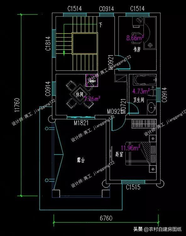 12款三層農(nóng)村別墅設(shè)計(jì)圖，主題造價(jià)20萬(wàn)，占地100平方米左右