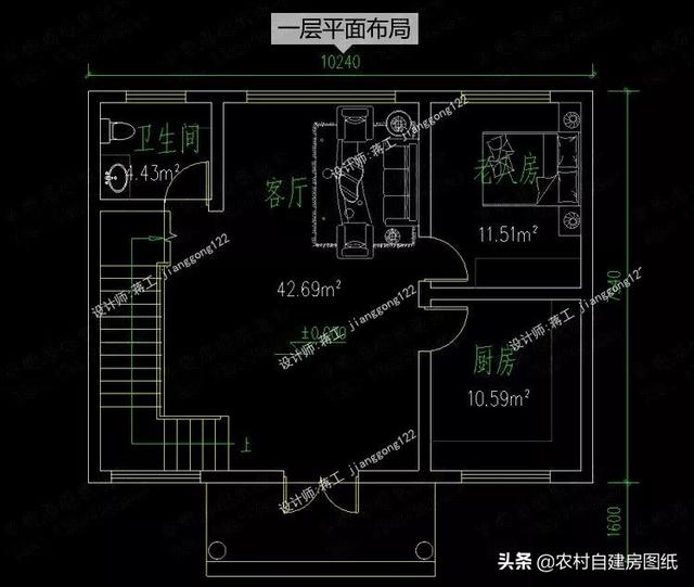 12款三層農(nóng)村別墅設(shè)計(jì)圖，主題造價(jià)20萬(wàn)，占地100平方米左右