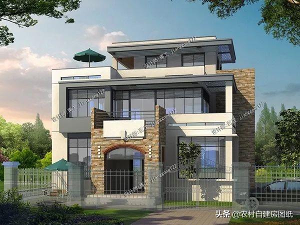 4款三層半現(xiàn)代風(fēng)格別墅設(shè)計(jì)圖，實(shí)用和高顏值兼顧