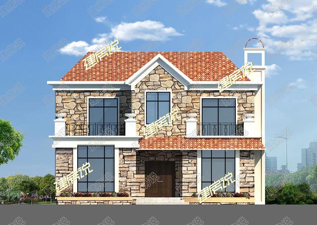 3套二層別墅設(shè)計(jì)圖，只要20萬左右就可以建，貸款也要蓋一棟