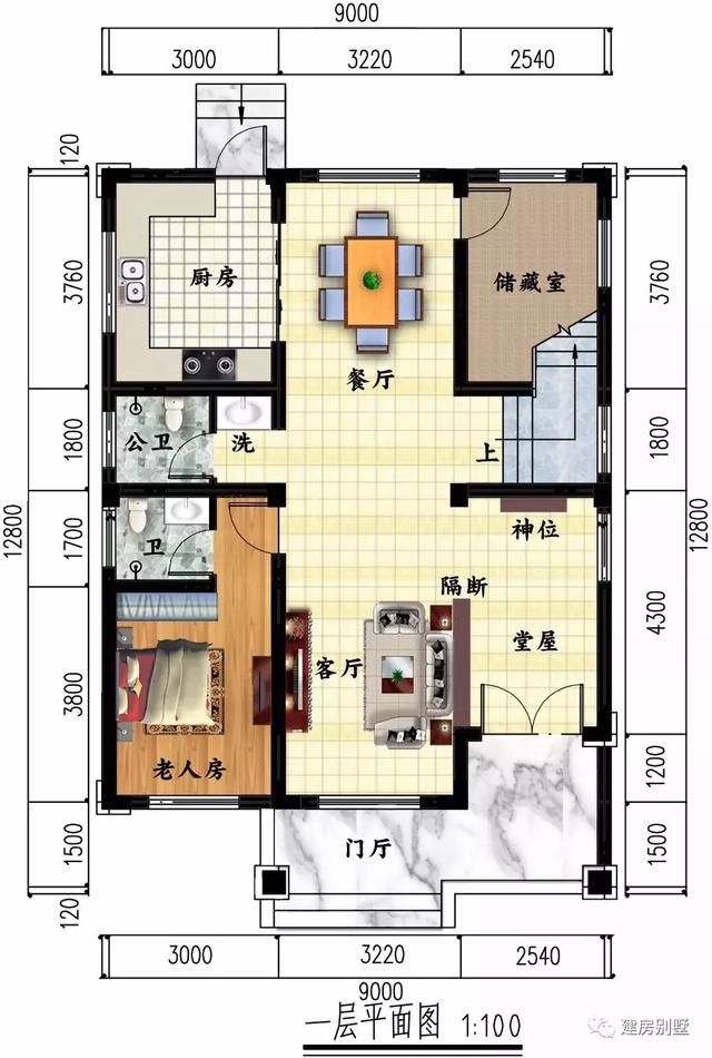 2棟寬9米的農(nóng)村自建房設(shè)計圖，外觀都非常精致