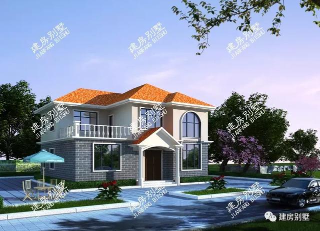 兩款面寬在13米左右的別墅設(shè)計圖戶型，外觀看著簡約又美觀