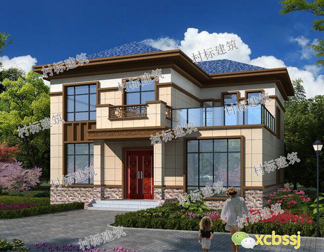 新中式二層自建房設(shè)計(jì)圖，適合中國人的生活習(xí)慣，居住舒適有意境