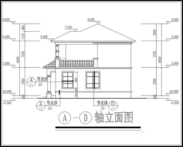 二層農(nóng)村自建房設計圖，較清新時尚和簡約大氣，兩種外觀配色方案可選
