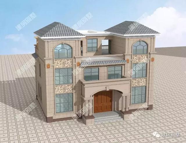 小尺寸的農村雙拼別墅設計圖，既美觀又大氣，非常緊湊