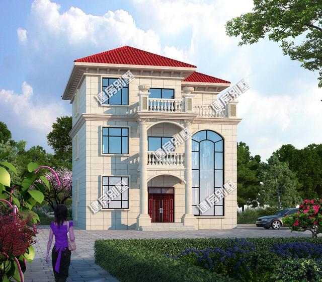 江西開(kāi)間10.2米的3棟復(fù)式別墅設(shè)計(jì)圖，建房風(fēng)格更加簡(jiǎn)單大方化