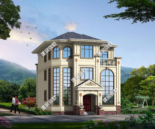 江西開(kāi)間10.2米的3棟復(fù)式別墅設(shè)計(jì)圖，建房風(fēng)格更加簡(jiǎn)單大方化