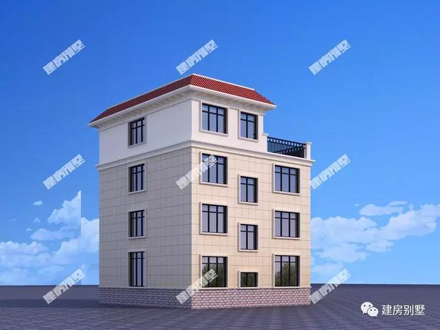 帶飄窗的四層別墅設(shè)計(jì)圖，建了一棟豪宅，肯定是一下子就美名遠(yuǎn)揚(yáng)了
