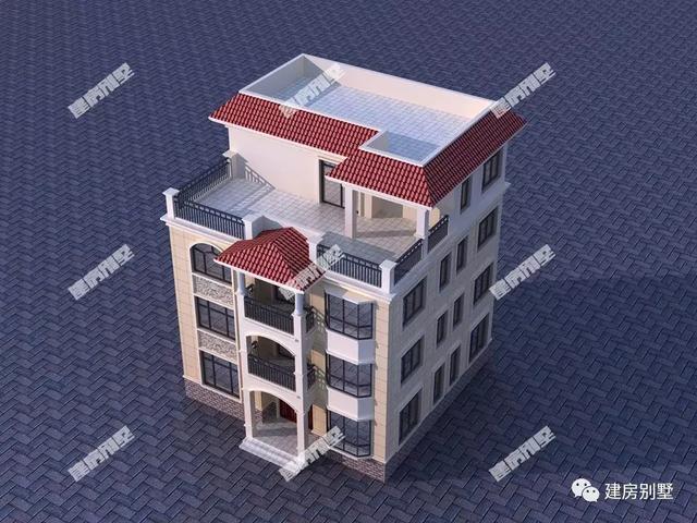 帶飄窗的四層別墅設(shè)計(jì)圖，建了一棟豪宅，肯定是一下子就美名遠(yuǎn)揚(yáng)了