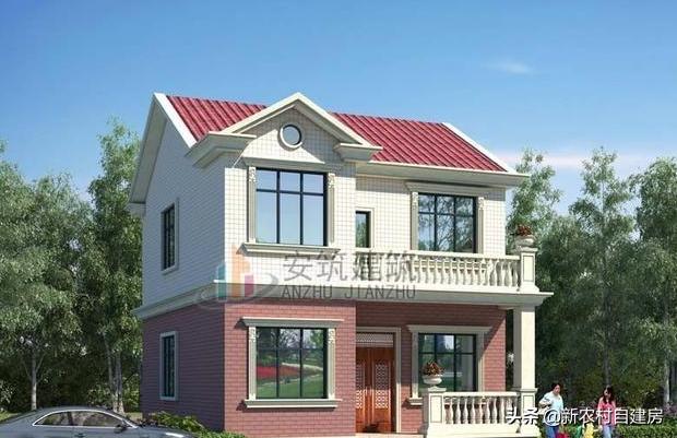 這款小面寬別墅設計圖，層次感十足，外觀精美住的也舒心