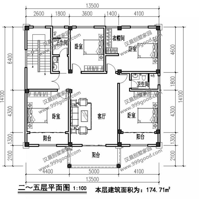 氣派6層漂亮別墅設(shè)計(jì)圖，通體的落地窗設(shè)計(jì)，更顯得時(shí)尚潮流