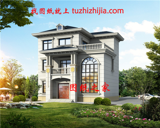 三層新農(nóng)村自建小型別墅設(shè)計(jì)圖及效果圖