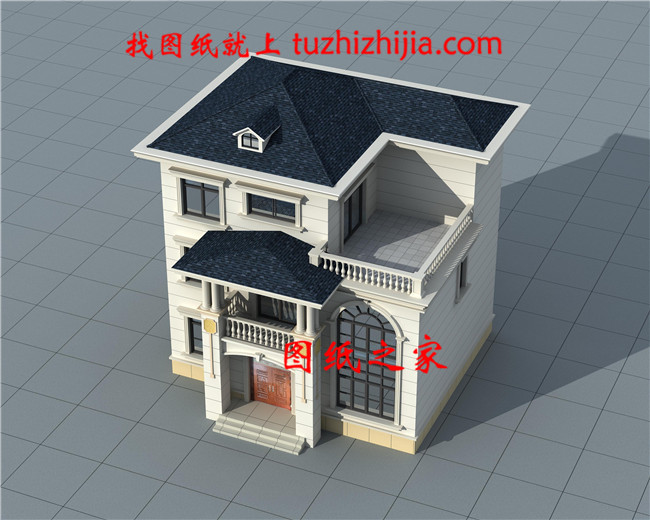 三層新農(nóng)村自建小型別墅設(shè)計(jì)圖及效果圖