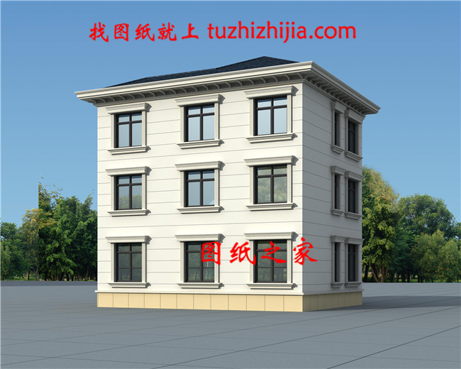 三層新農(nóng)村自建小型別墅設(shè)計(jì)圖及效果圖