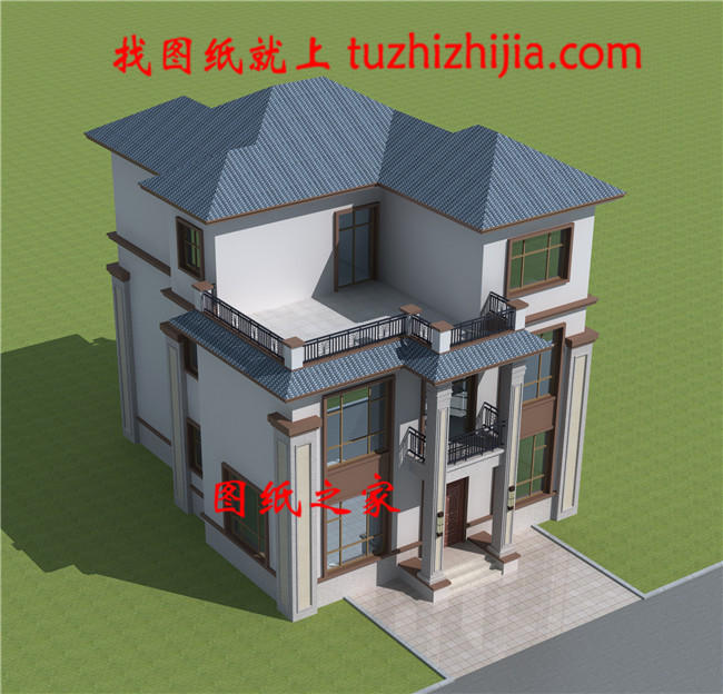 115平方米農(nóng)村三層別墅設(shè)計(jì)圖，預(yù)算30萬左右