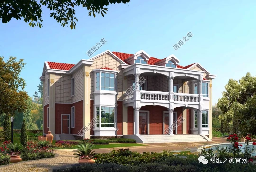 兄弟雙拼別墅二層、三層戶型方案大全（帶外觀圖片），想建雙拼的必看