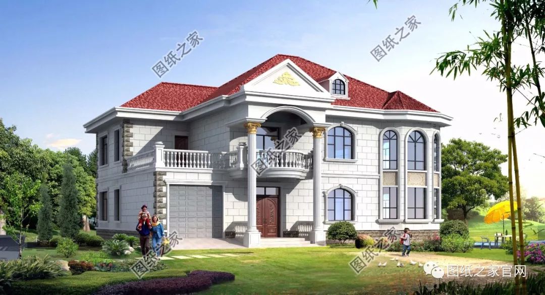 40款全新設(shè)計二層別墅外觀圖片大全，最漂亮的農(nóng)村二層小樓