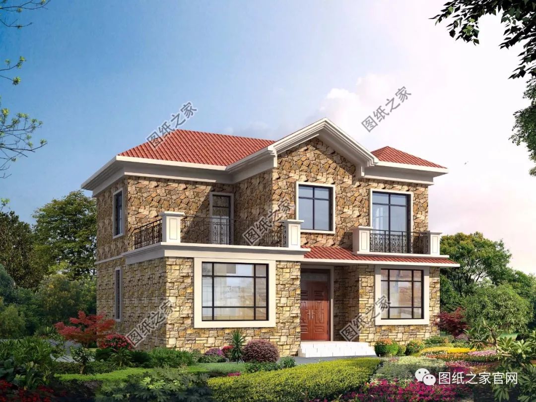 40款全新設(shè)計二層別墅外觀圖片大全，最漂亮的農(nóng)村二層小樓